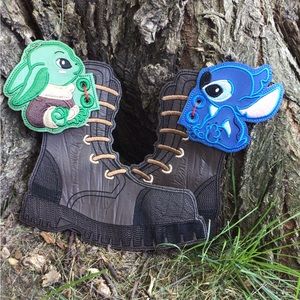 Handcrafted embroidered wings to decorate your shoes/ boots/ skates